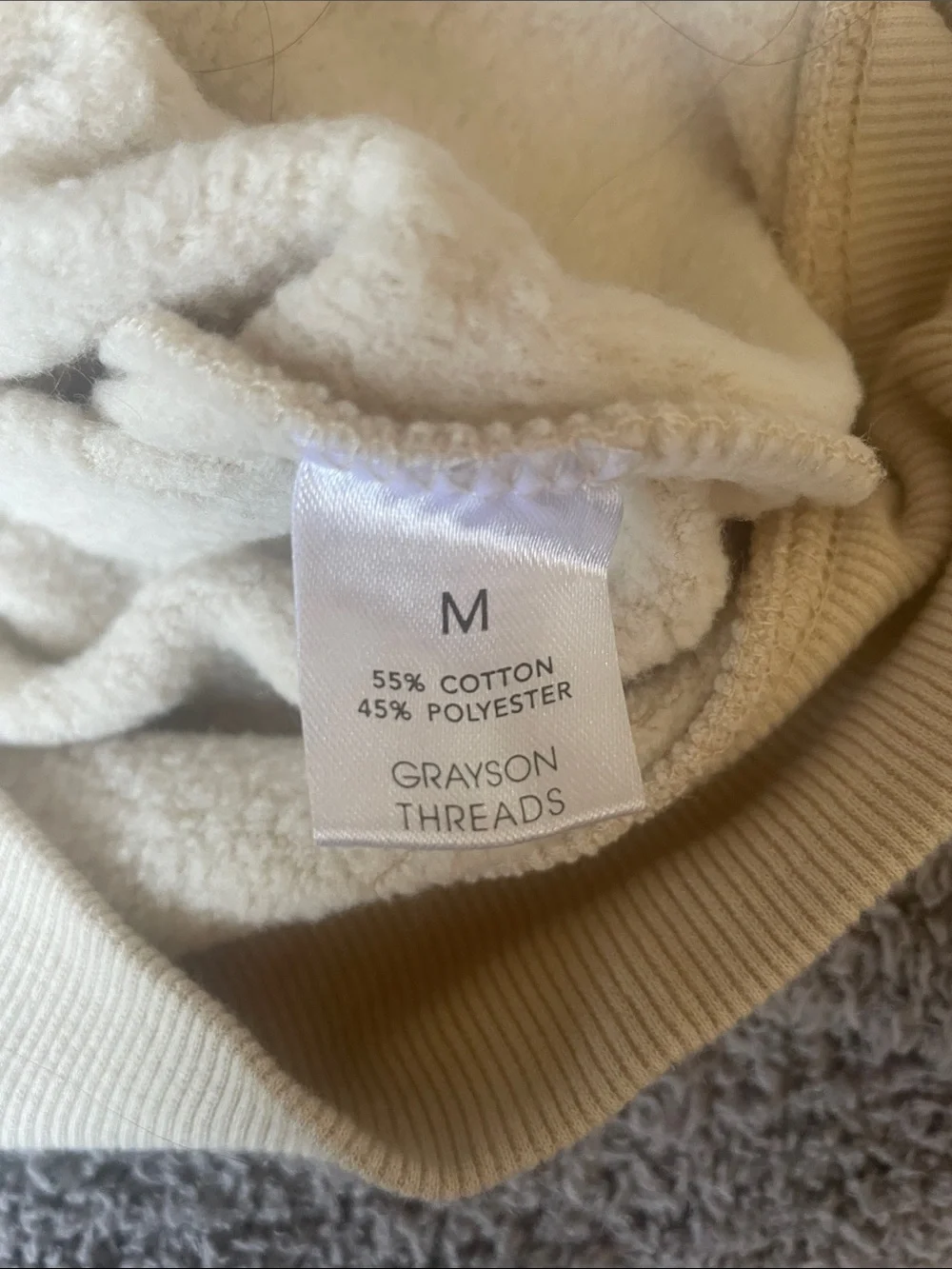 Grayson Threads Cream Sweatshirt with Teddy Pumpkin Print